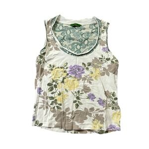Oilily Medium Floral Tank Lyocel Blend